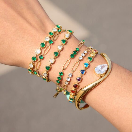 Crystal Round Bracelet No. 008