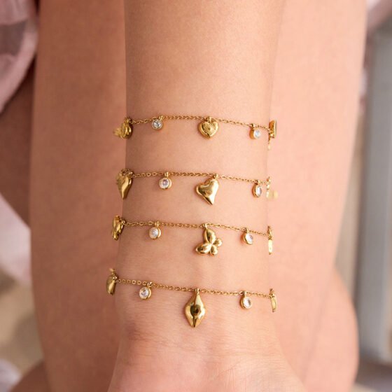 Heart Crystal Bracelet No. 011