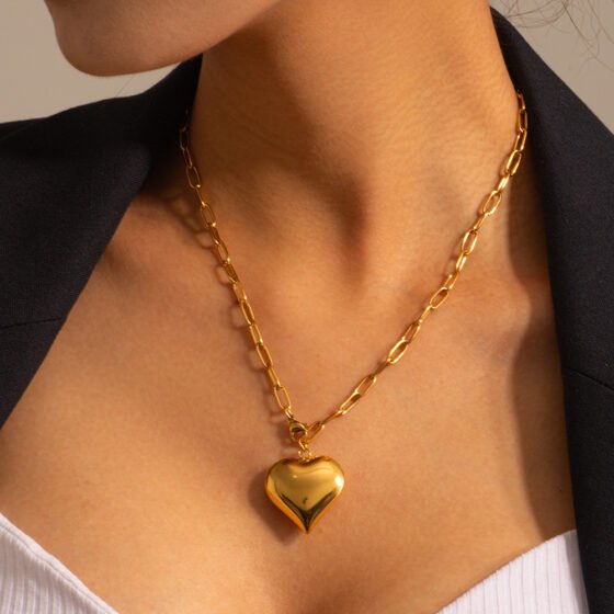 Heart Chain Bracelet No. 013