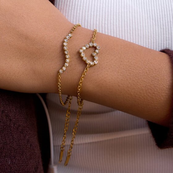Heart Crystal Bracelet No. 023