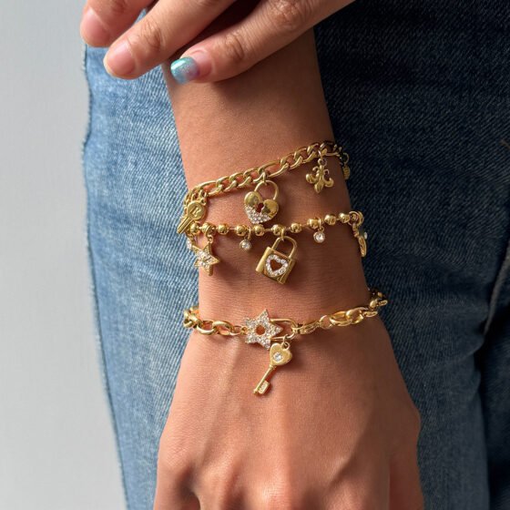 Heart Key Bracelet No. 035