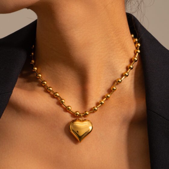 Heart Pendant Necklace No. 012