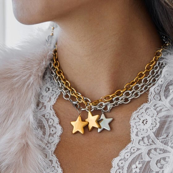 Star Pendant Necklace No. 014