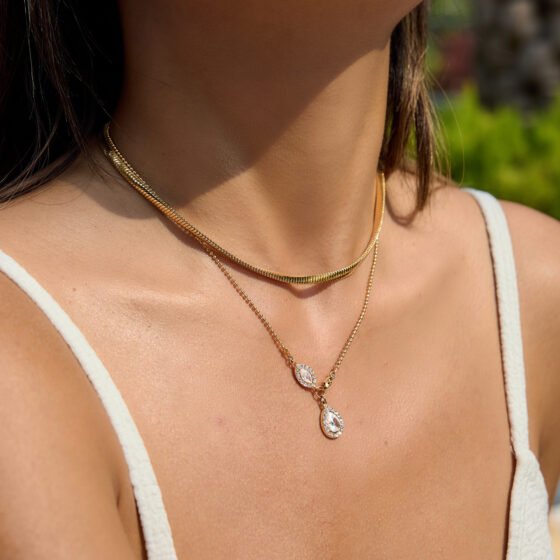 Snake Pendant Necklace No. 058