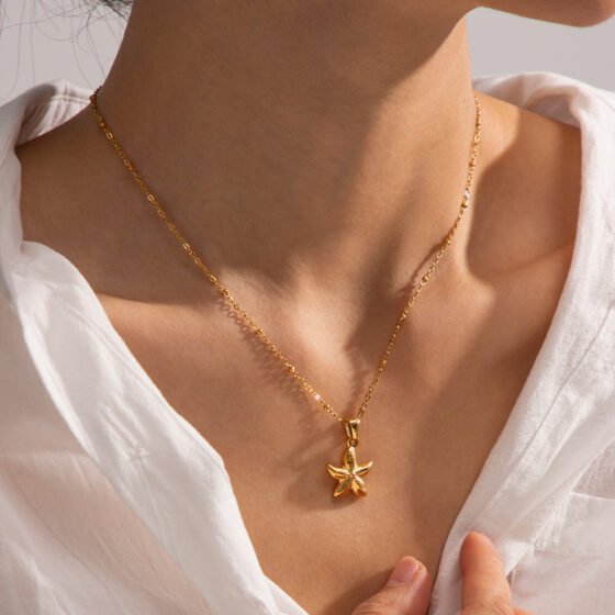 Starfish Pendant Necklace No. 059