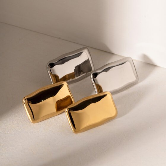 Square Earrings No. 025