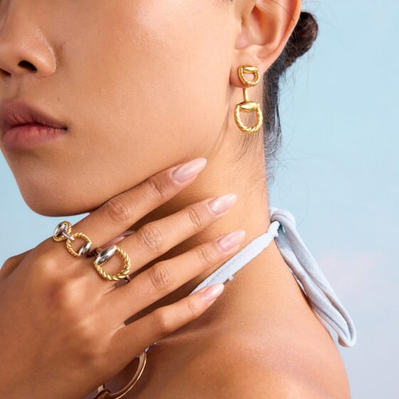 Modern Earrings No. 033