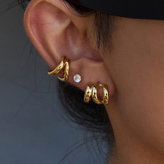 Modern Earrings No. 049