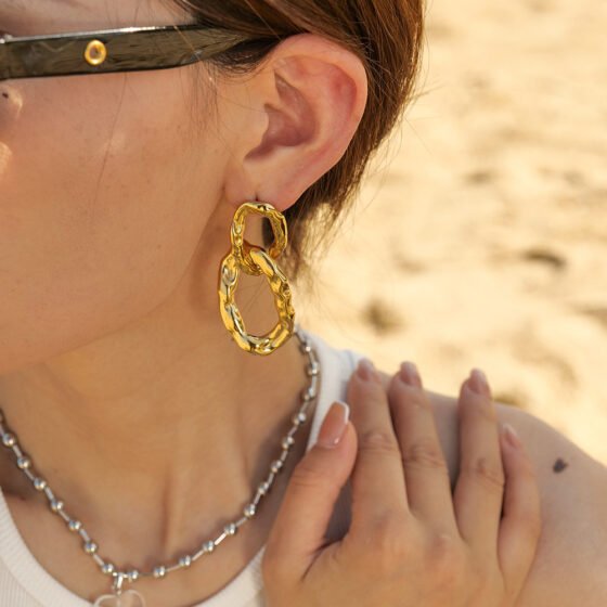 Geometric Earrings No. 058