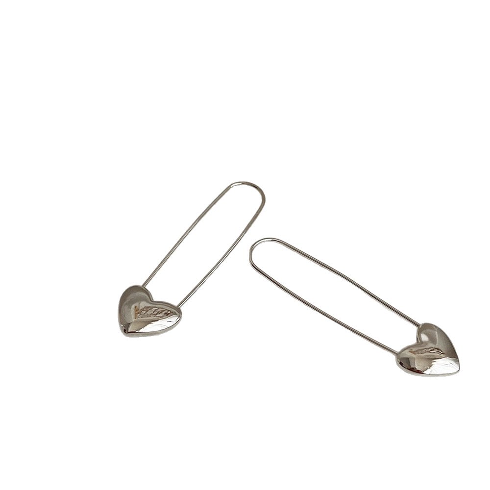 Heart Drop Earrings - view 4