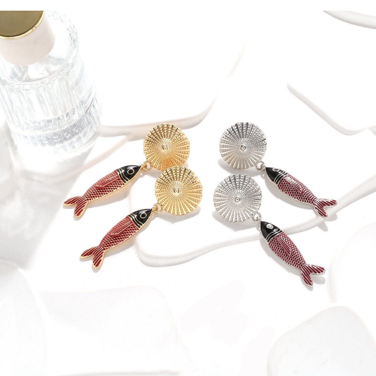 Ocean Drop Earrings - view 4