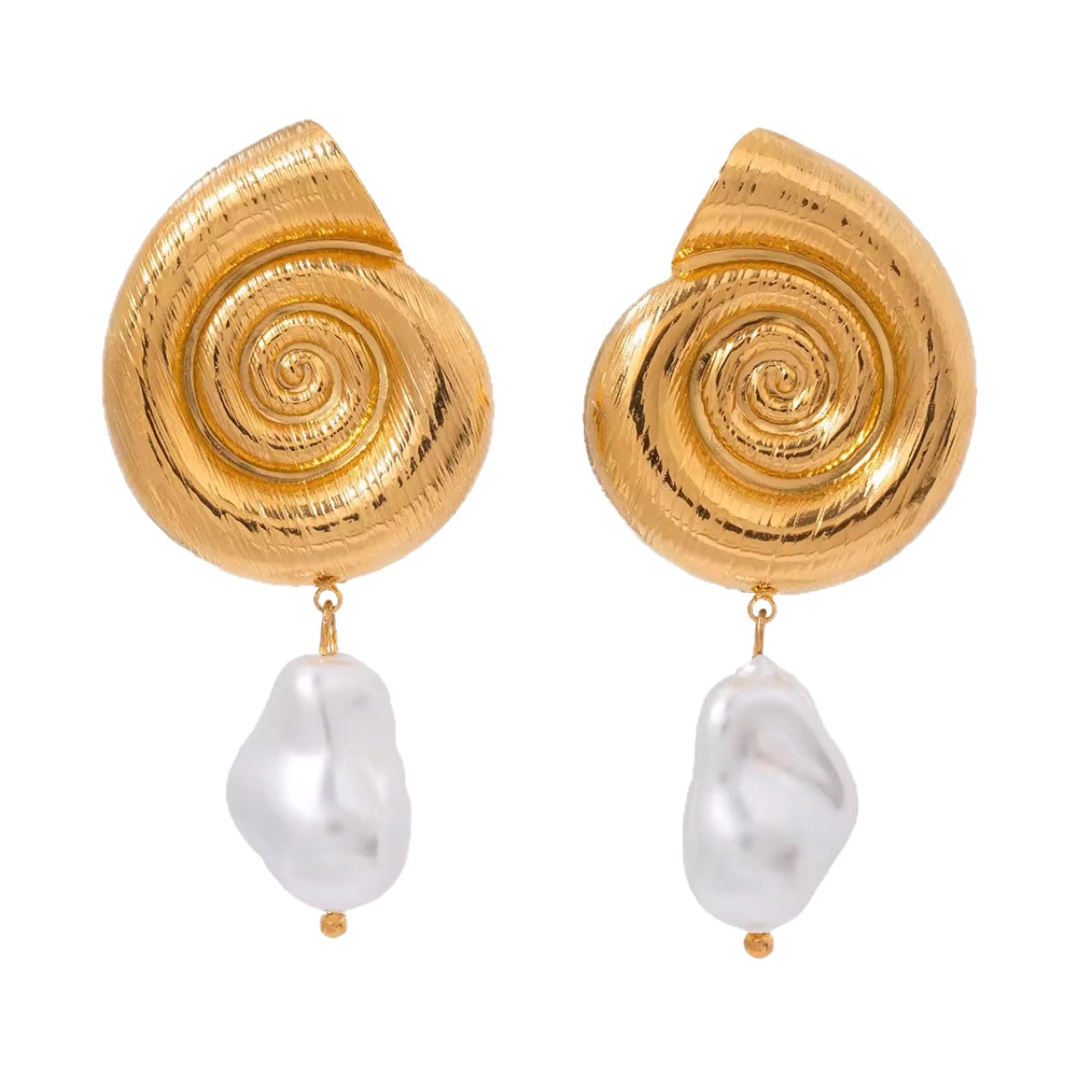 Shell Crystal Earrings - view 6