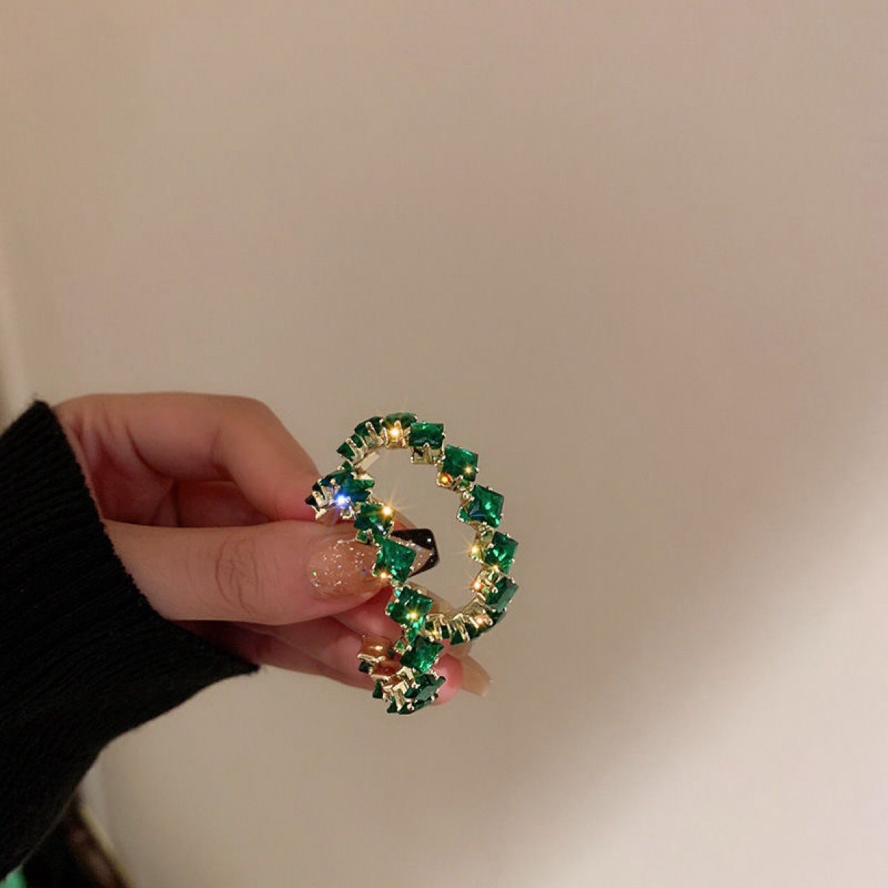 Crystal Hoop Earrings No. 204 - view 7