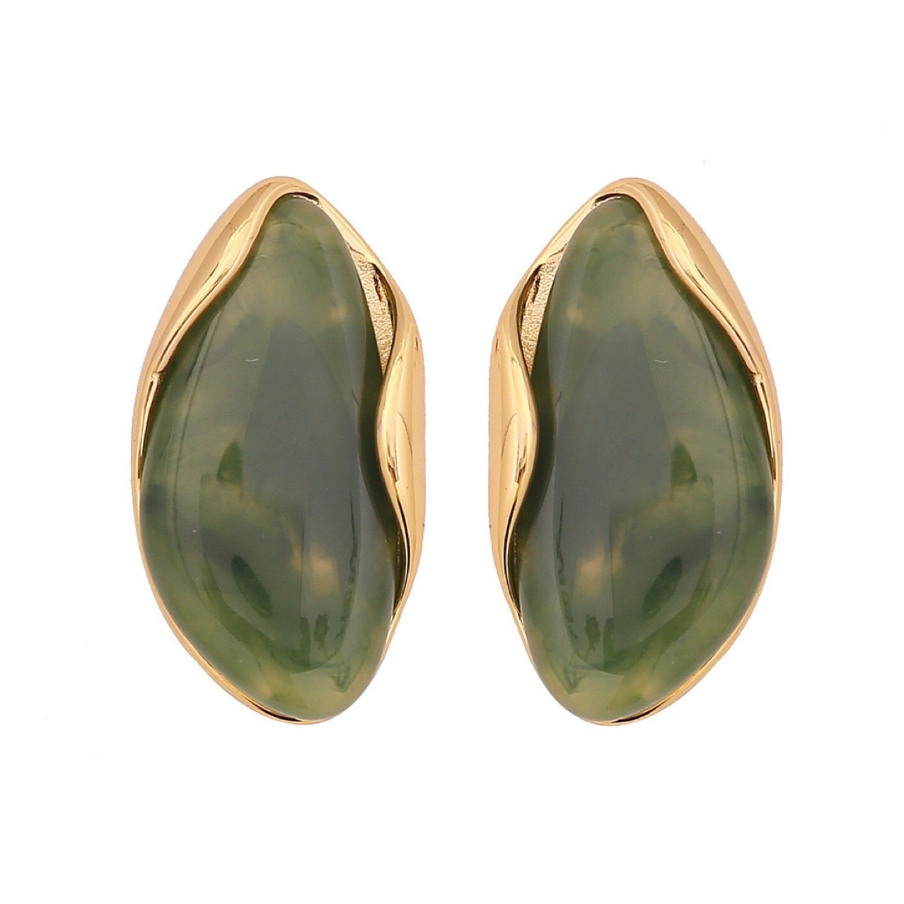 Sculptural Vintage Stud Earrings No. 257 - view 4