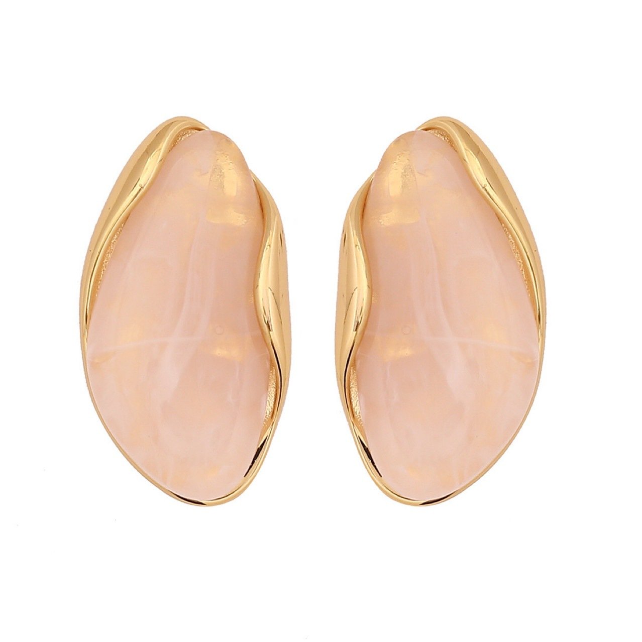 Sculptural Vintage Stud Earrings No. 257 - view 5