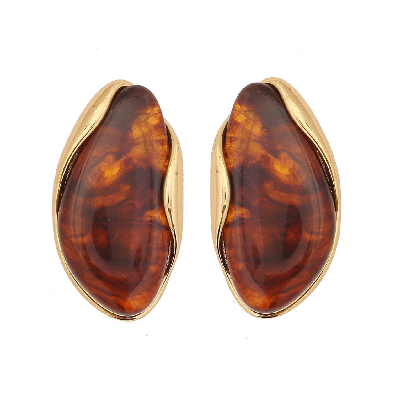 Sculptural Vintage Stud Earrings No. 257 - view 6