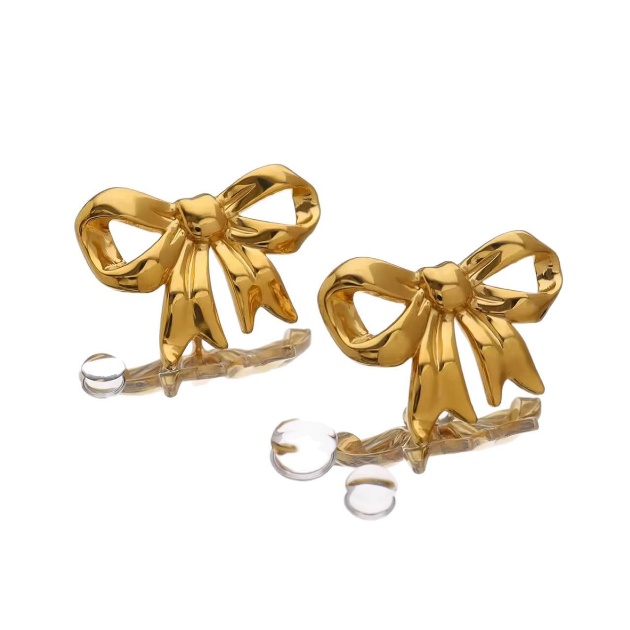 Bow Butterfly Stud Earrings No. 263 - view 6
