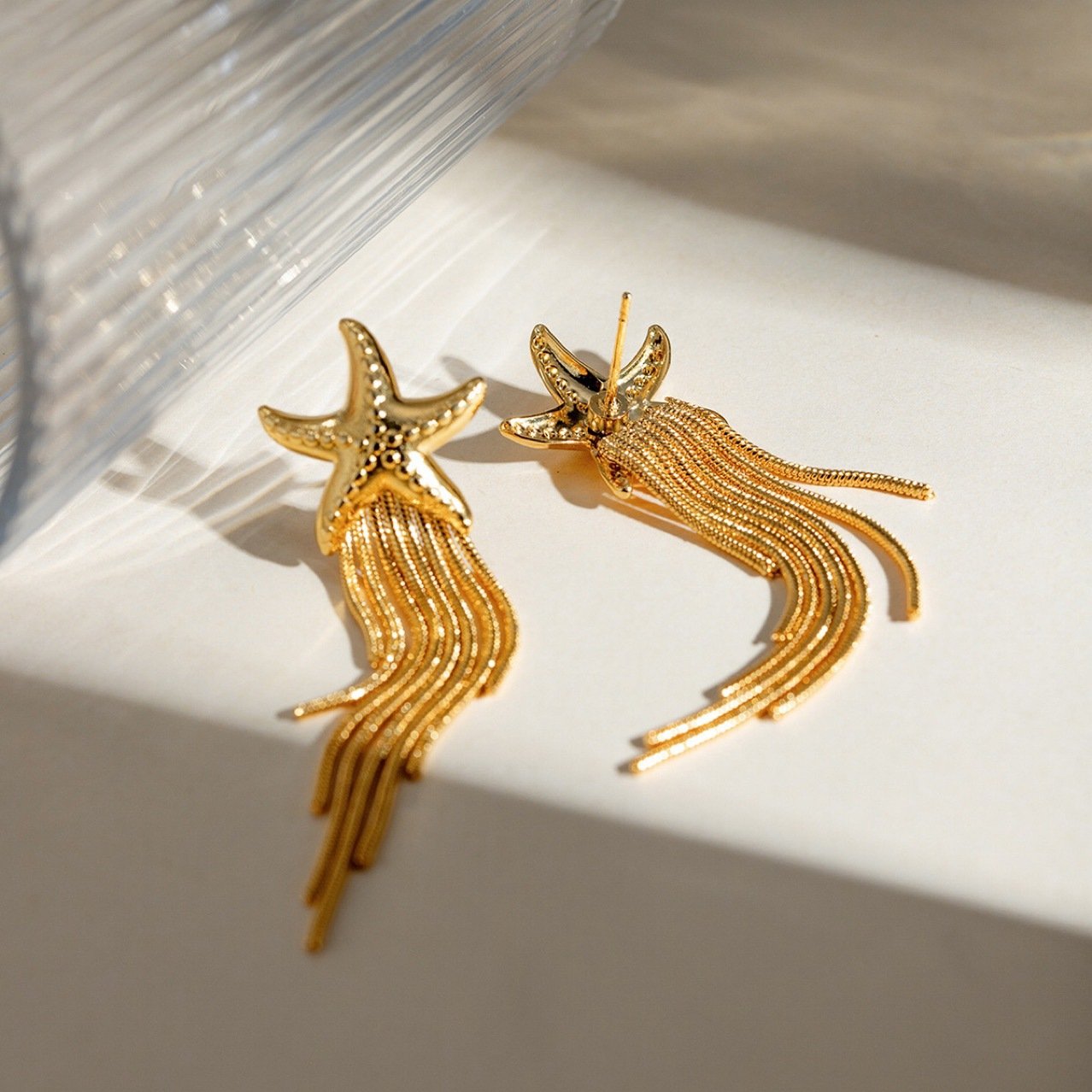 Starfish Drop Earrings - view 3