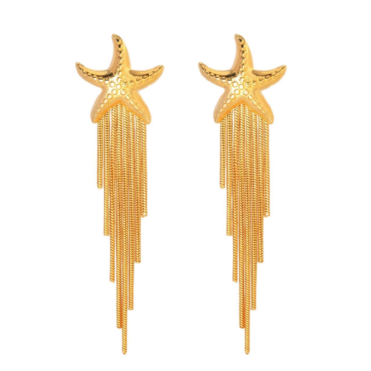 Starfish Drop Earrings - view 6