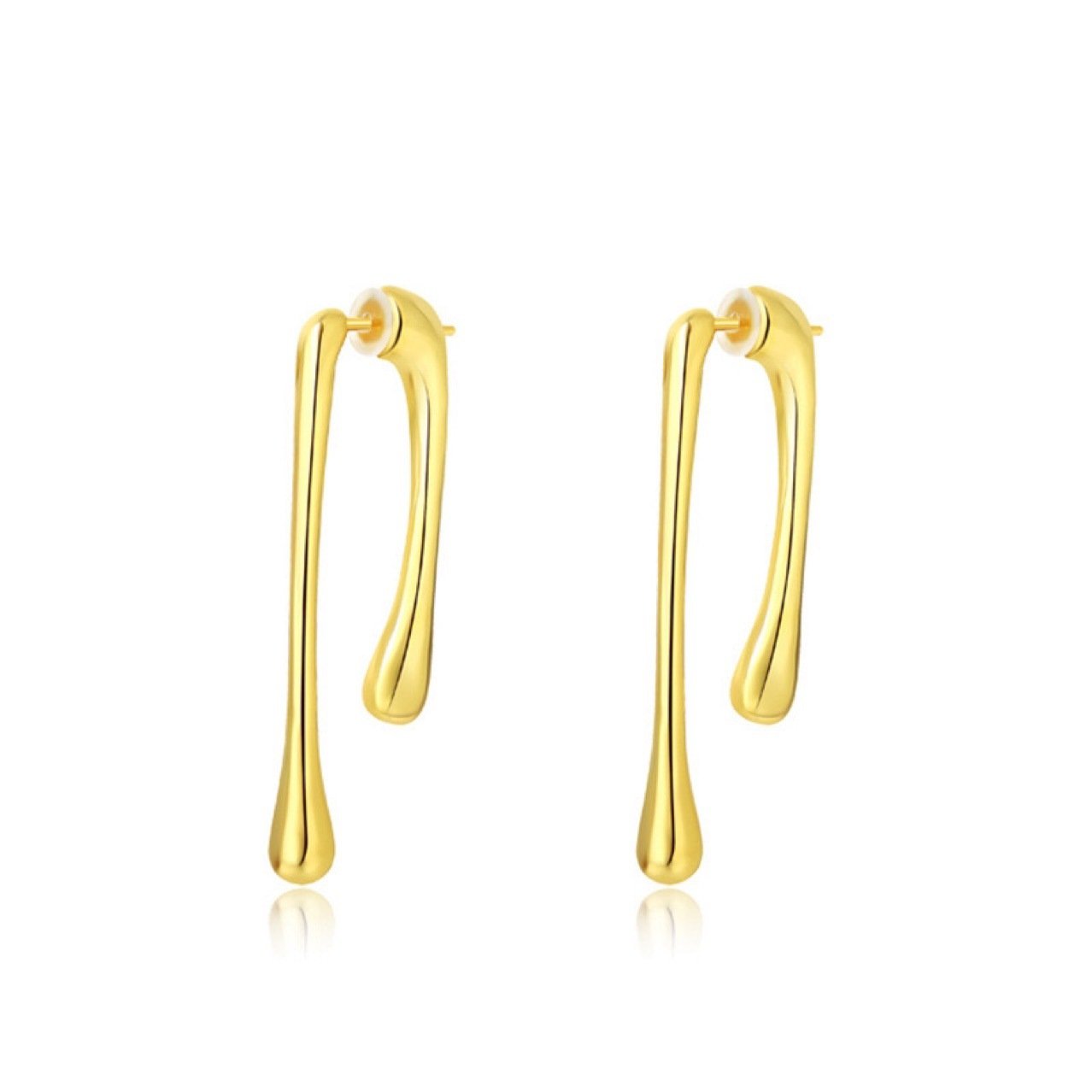 Dewdrop Wave Drop Earrings - view 5