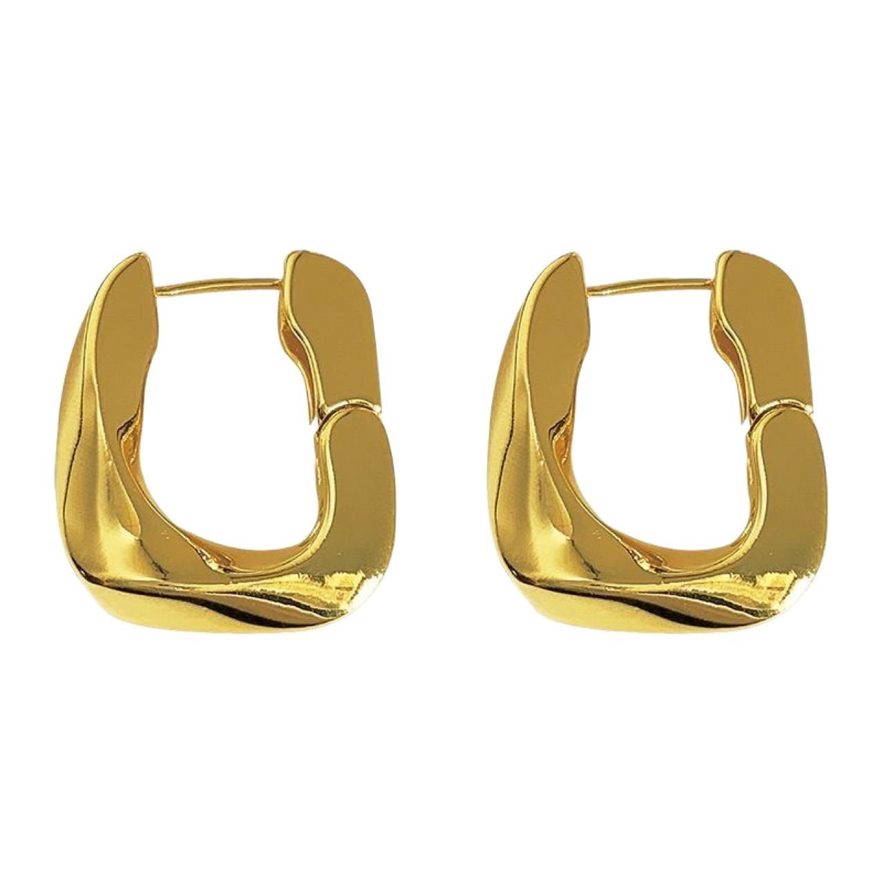 Heart Hoop Earrings No. 343 - view 4