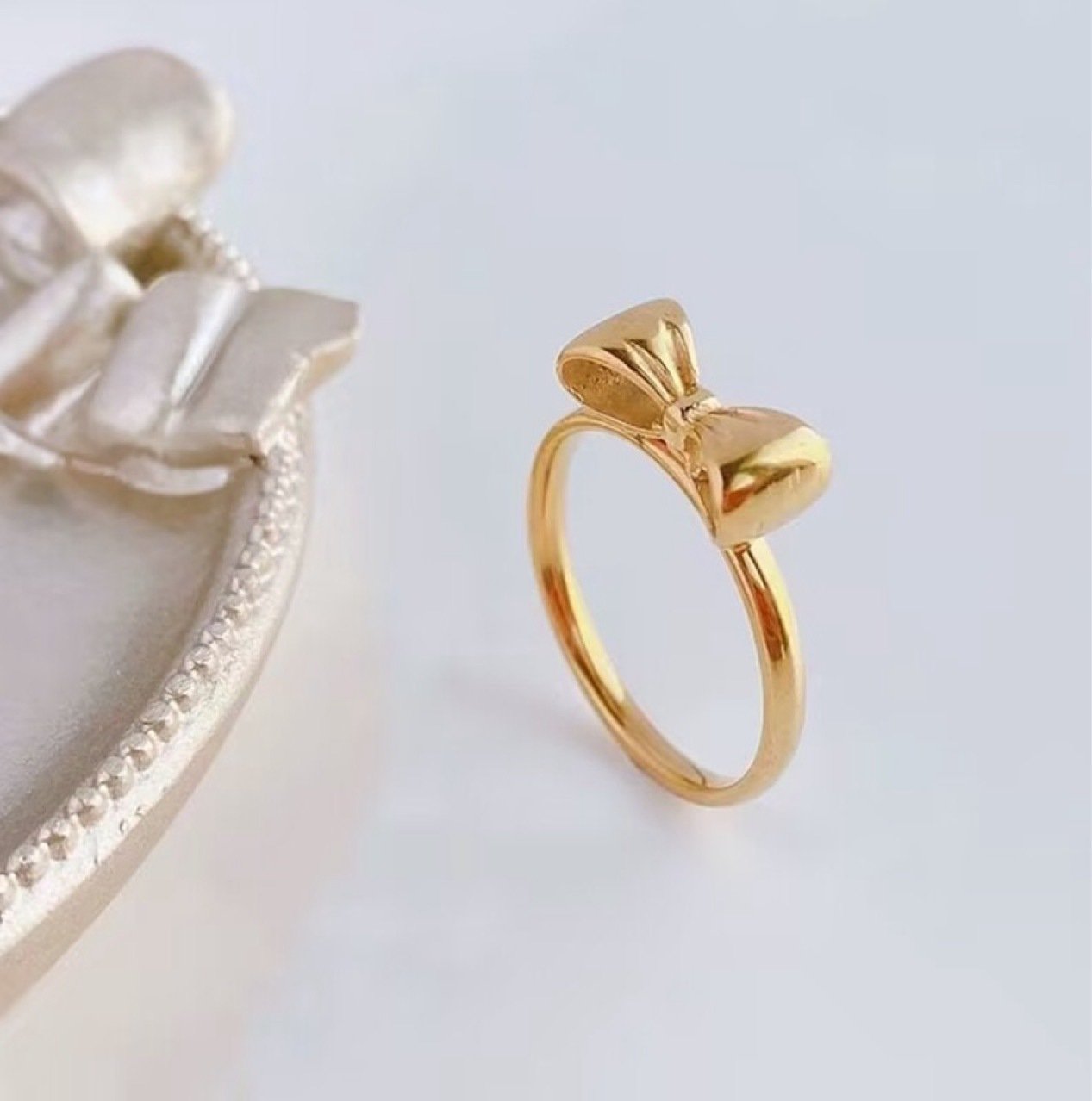 Bow Butterfly Ring - view 2
