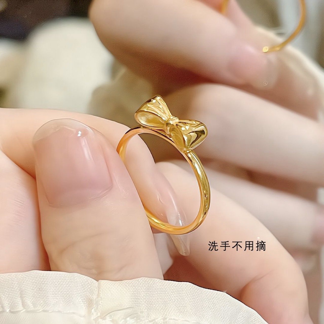 Bow Butterfly Ring - view 3
