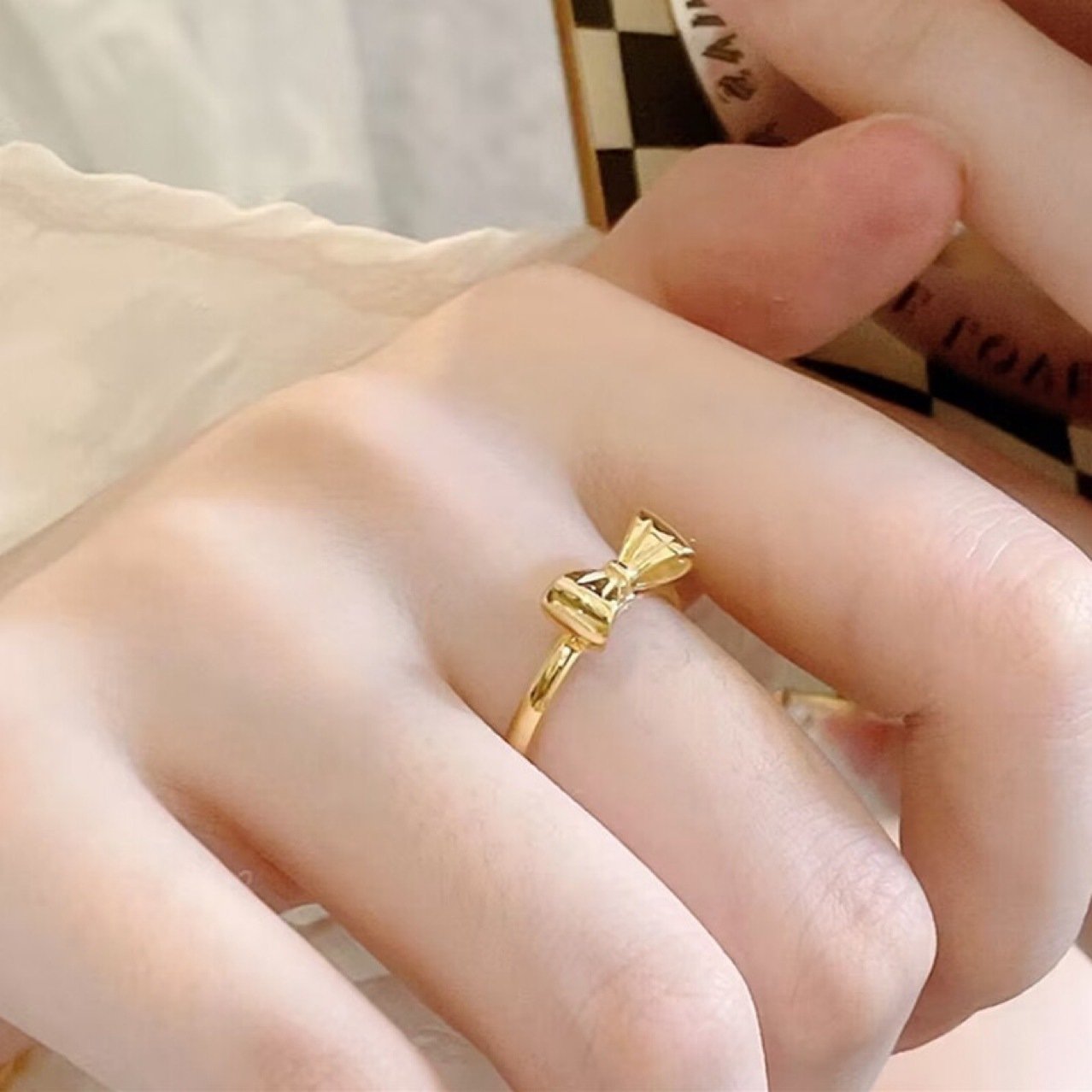 Bow Butterfly Ring - view 4