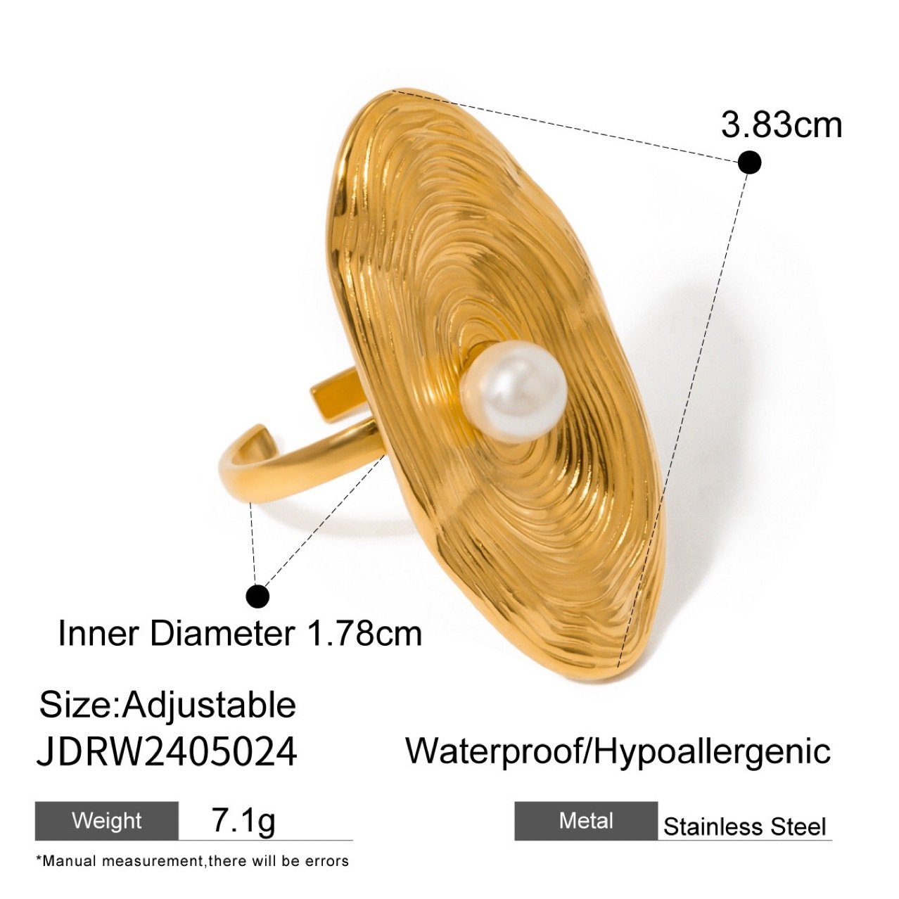 Pearl Sculptural Ring - view 4