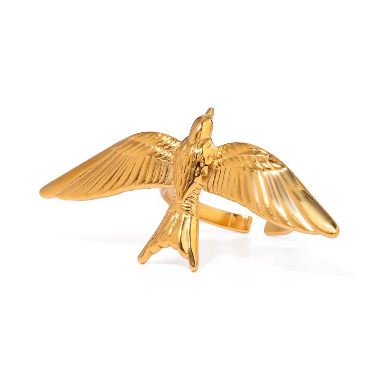 Bird Sculptural Adjustable Ring - view 6