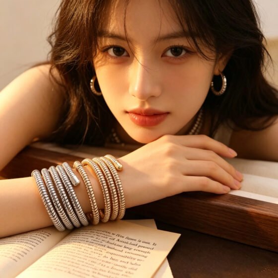 Modern Beaded Bracelet - view 1