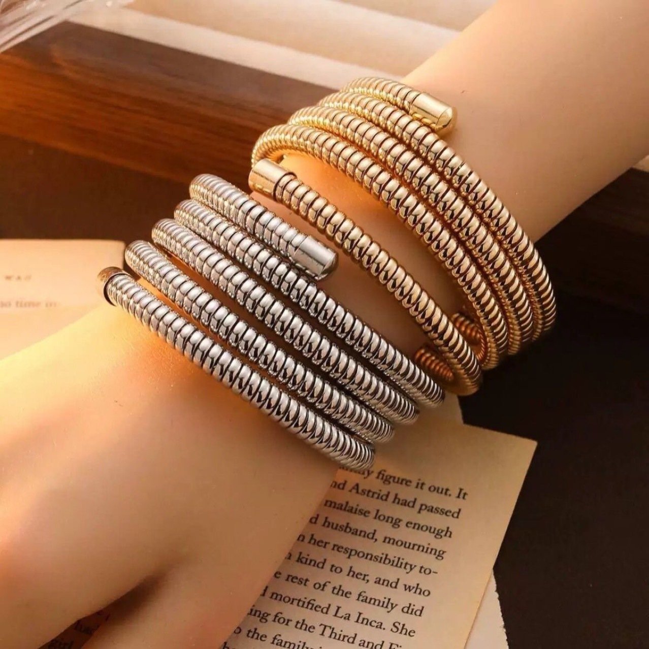 Modern Beaded Bracelet - view 4