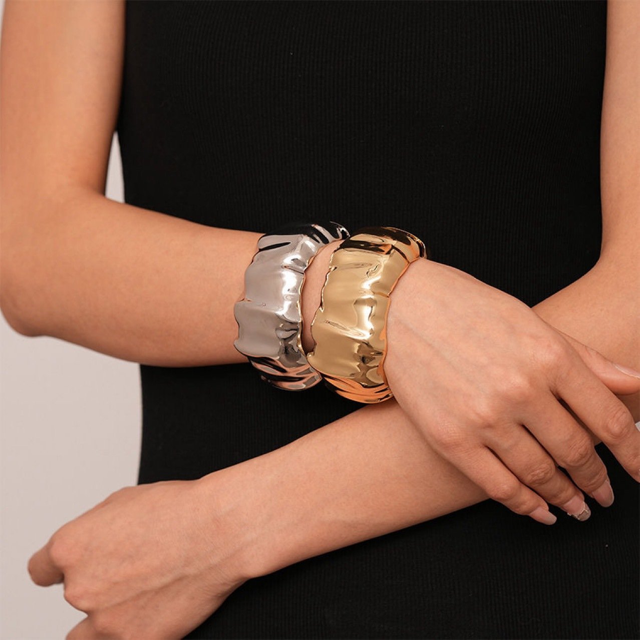 Sculptural Cuff Bracelet No. 153 - view 2