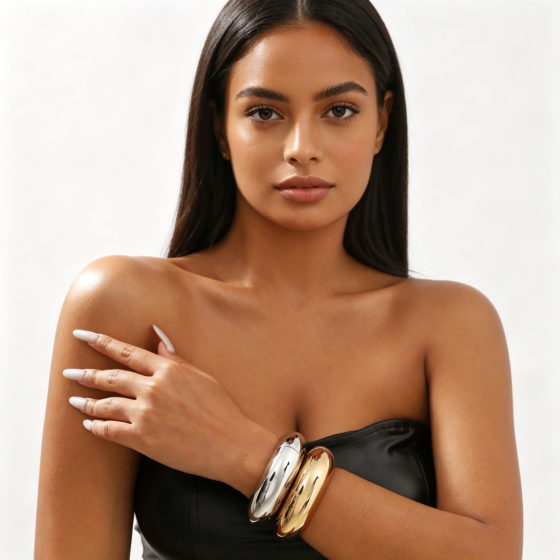 Minimal Cuff Bracelet No. 192 - view 1