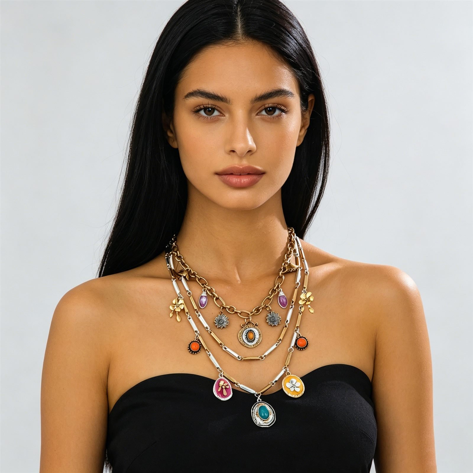 Baroque Layered Necklace - view 1