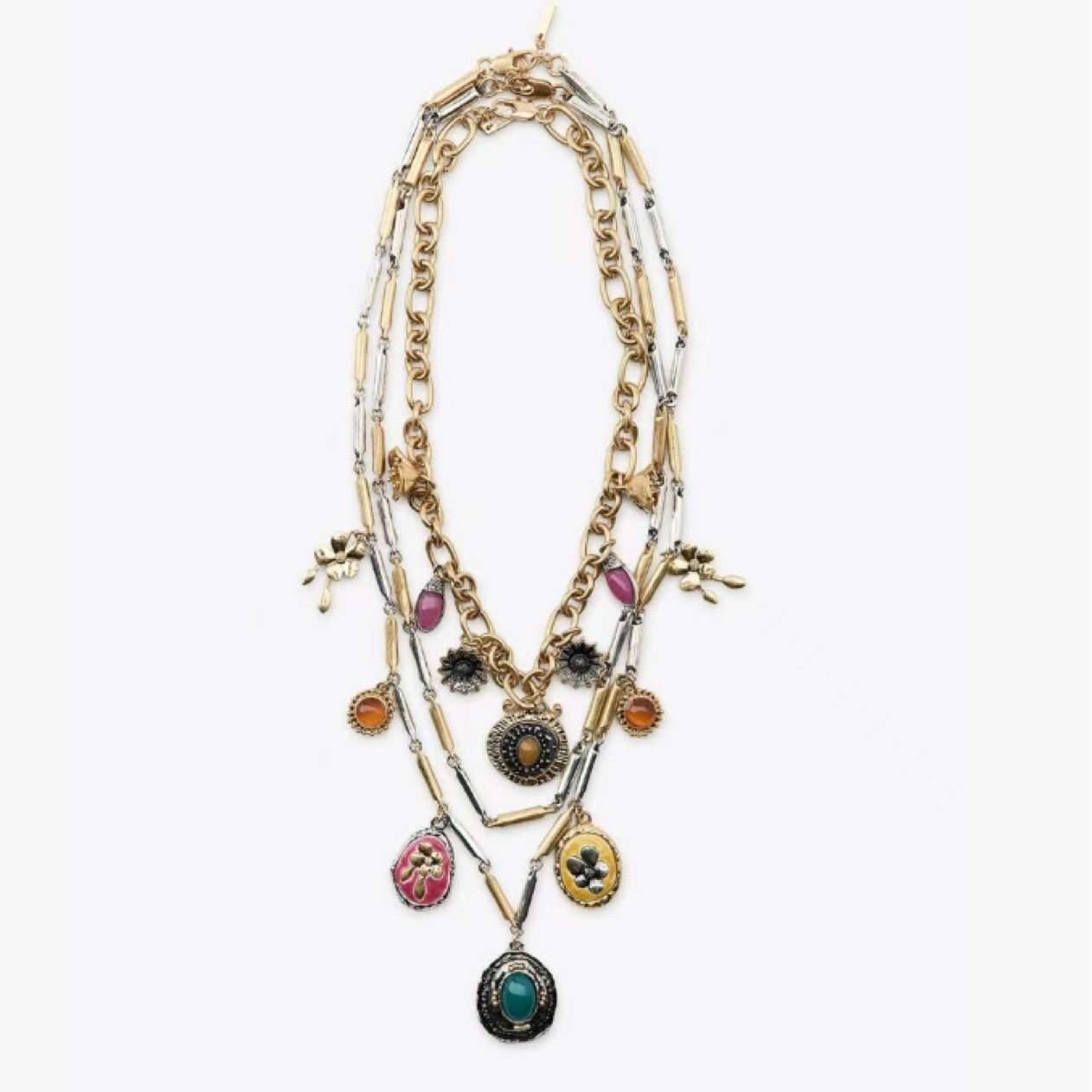 Baroque Layered Necklace - view 2