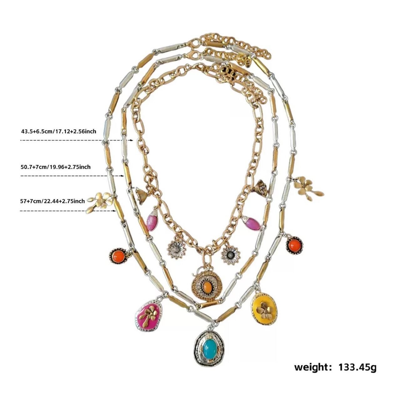 Baroque Layered Necklace - view 3
