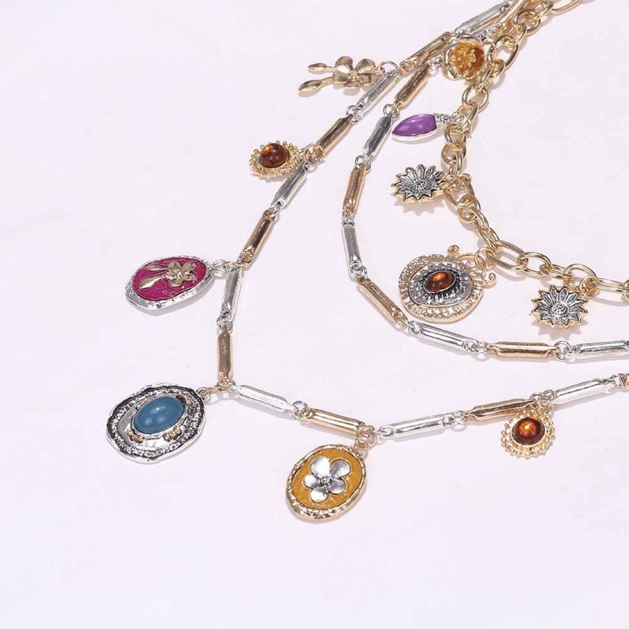 Baroque Layered Necklace - view 4