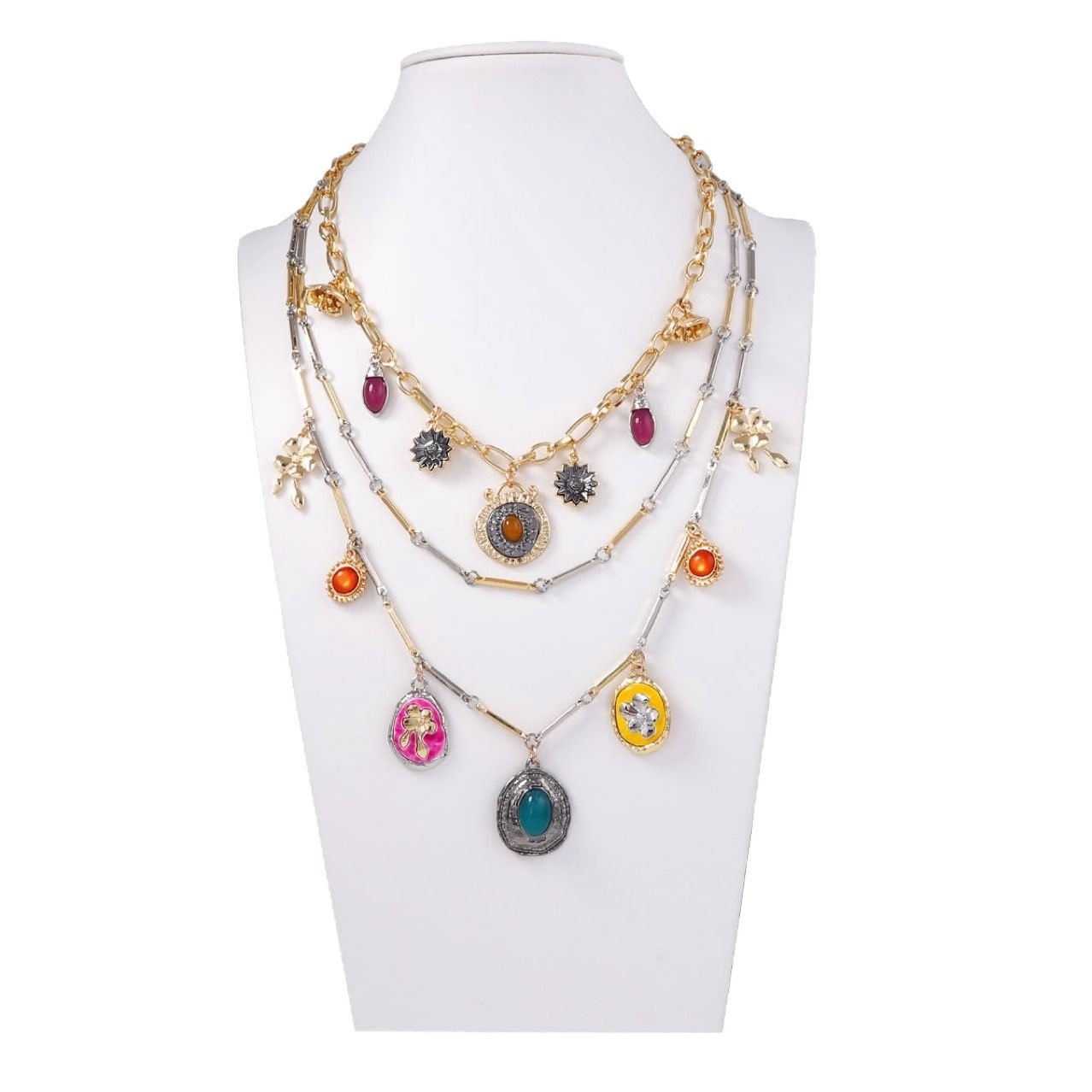 Baroque Layered Necklace - view 6