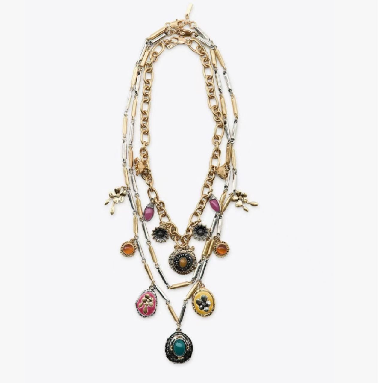 Baroque Layered Necklace - view 7