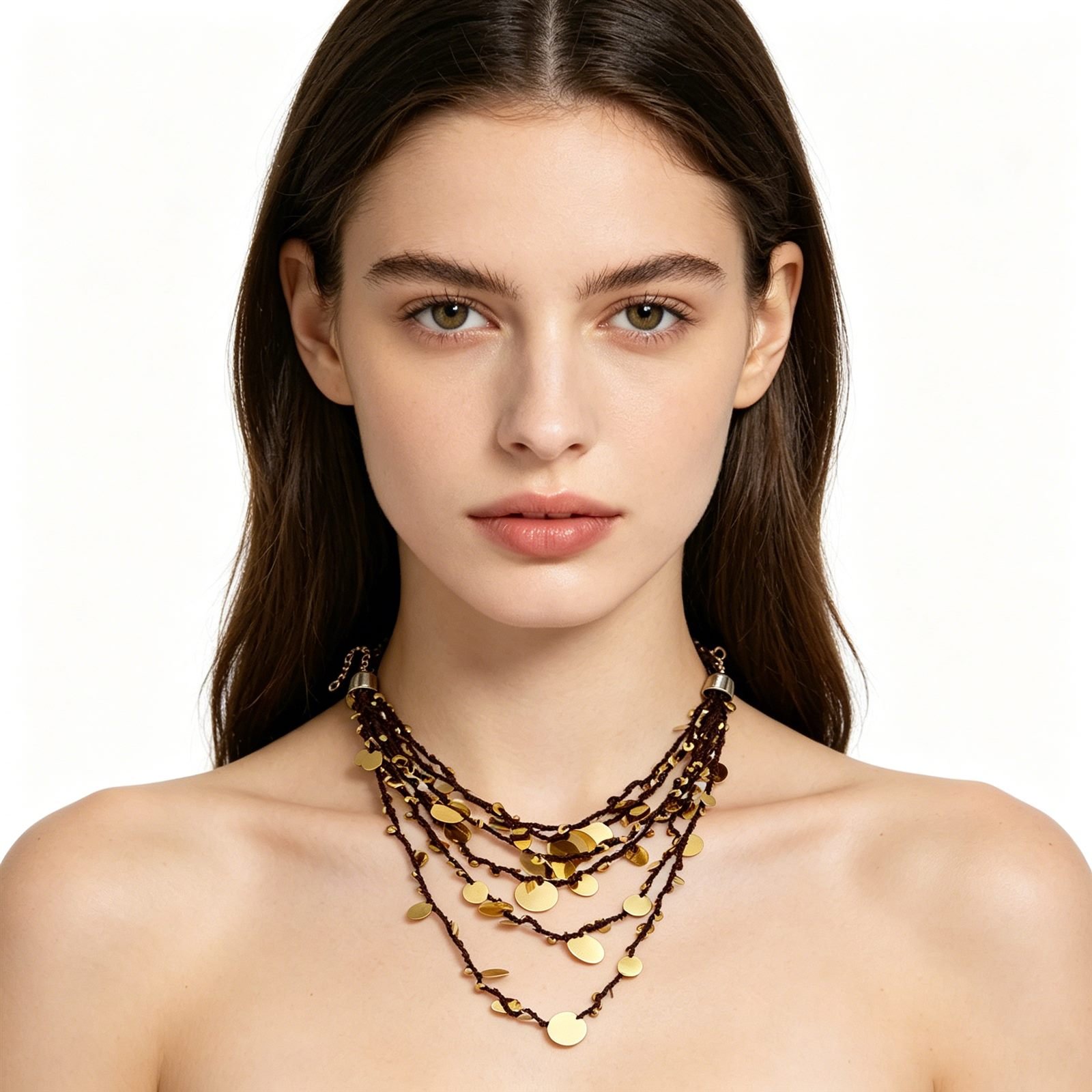 Statement Layered Necklace - view 1
