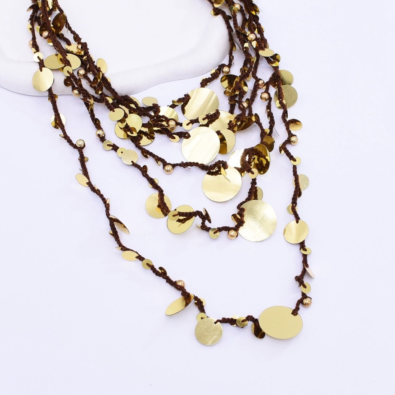 Statement Layered Necklace - view 3
