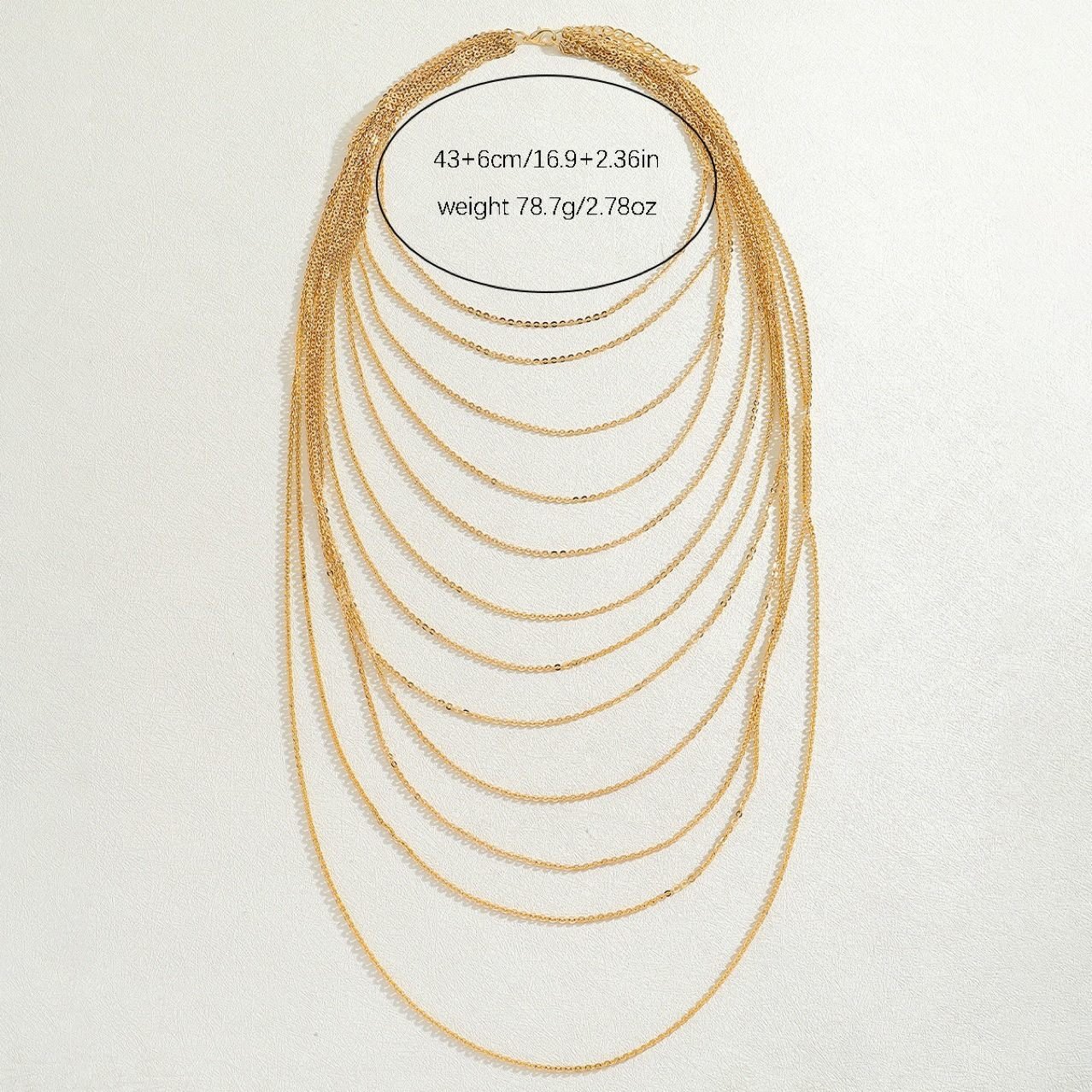 Statement Layered Necklace No. 050 - view 5