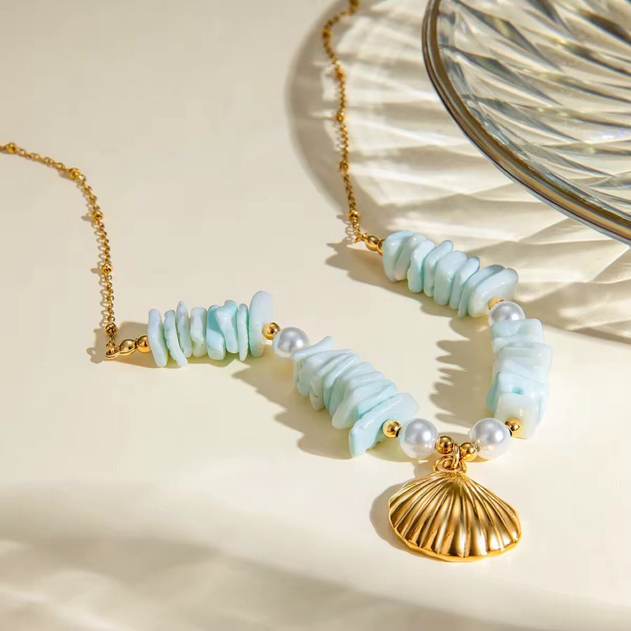 Pearl Shell Necklace - view 3