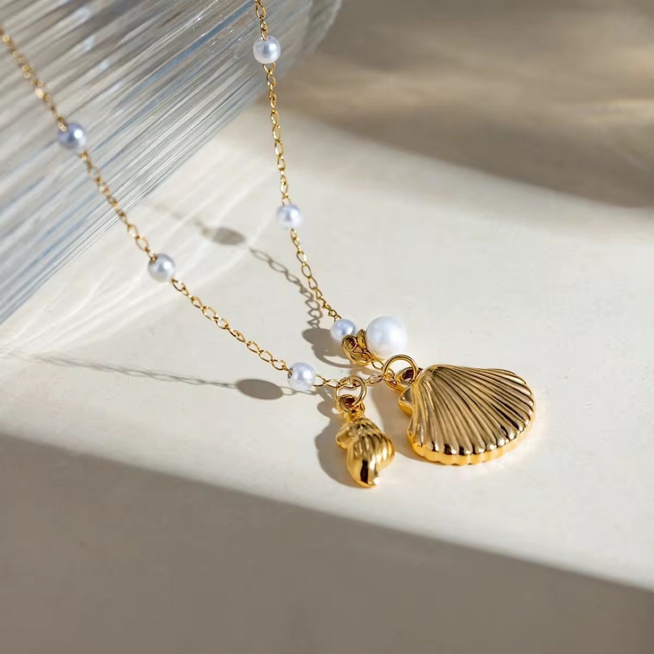Starfish Shell Necklace No. 295 - view 5