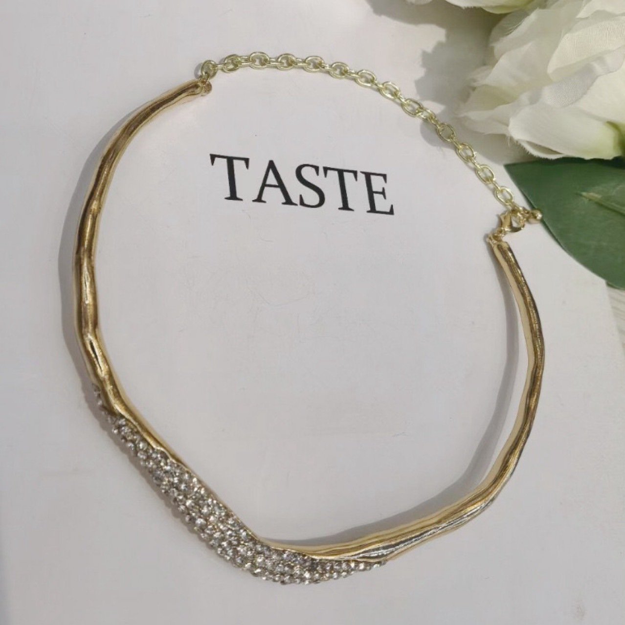 Crystal Sculptural Choker - view 6