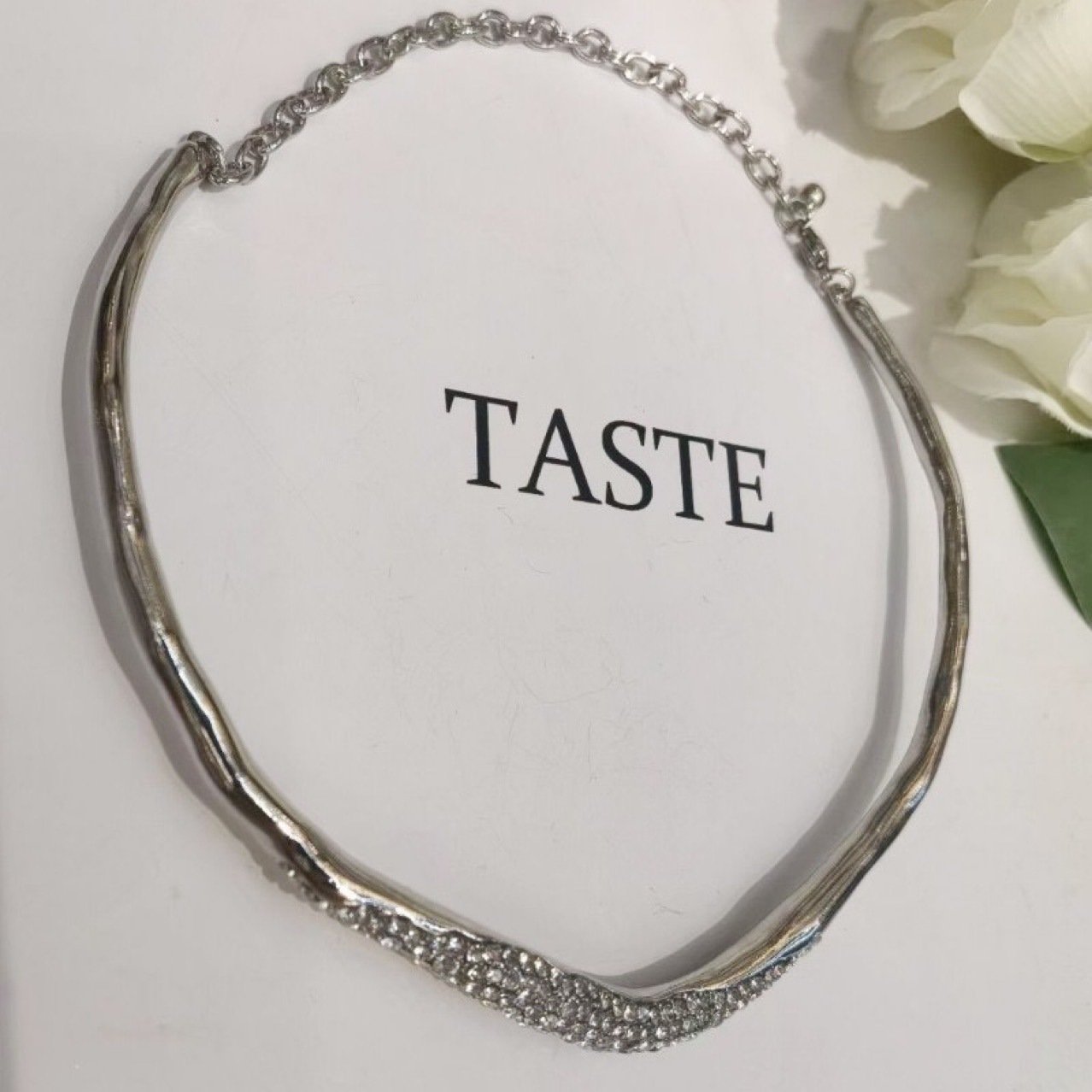 Crystal Sculptural Choker - view 7