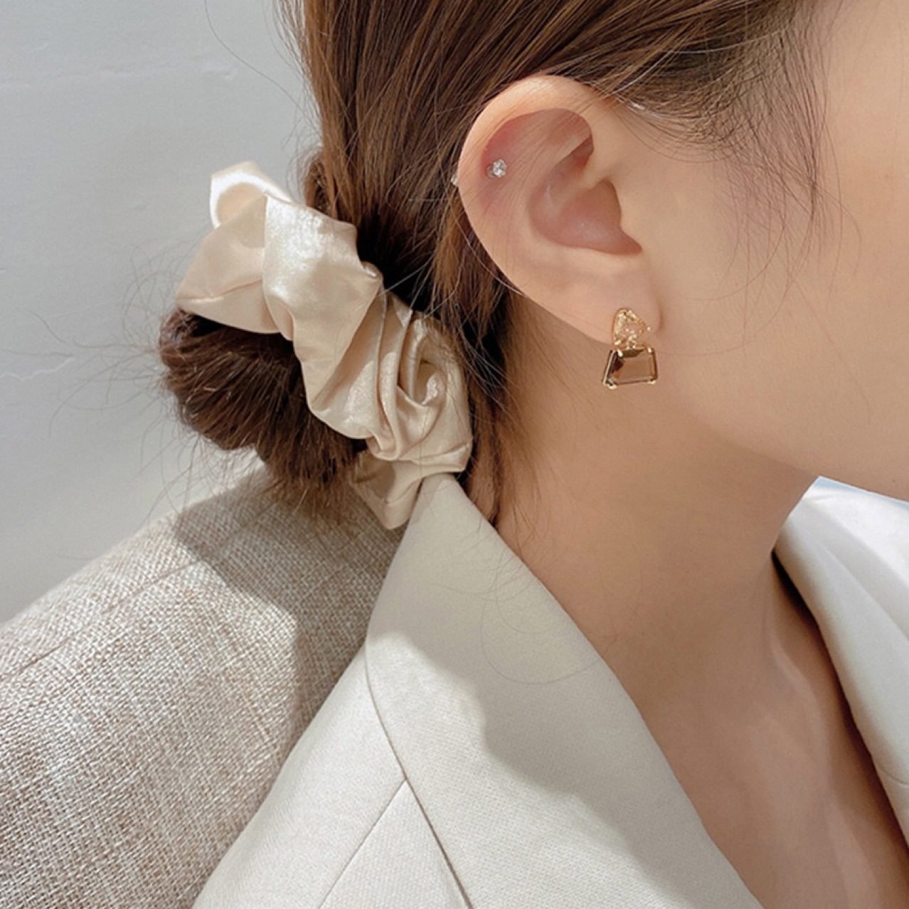 Crystal Stud Earrings - view 2