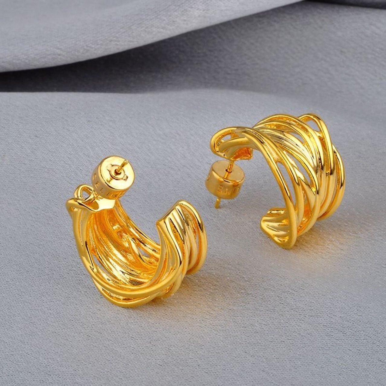 Tassel Hoop Earrings - view 4