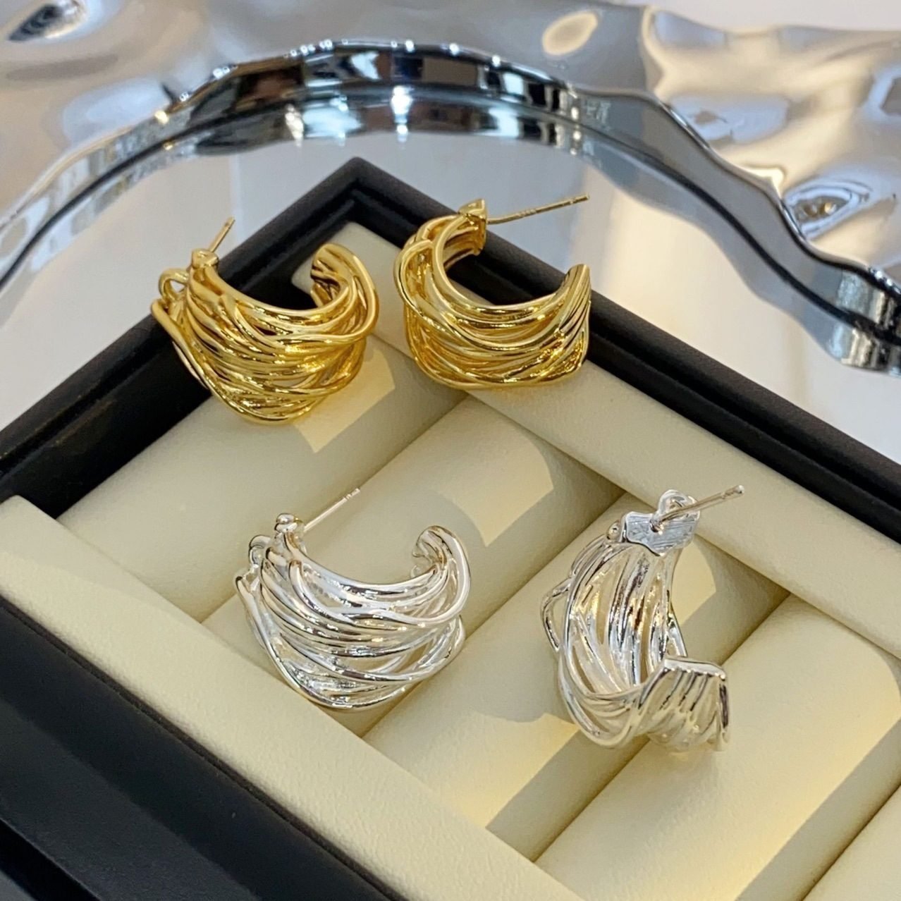 Tassel Hoop Earrings - view 5